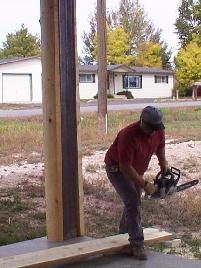 Westcliffe pavilion steel post log raps log covor built by greenleaf forestry craftsmen